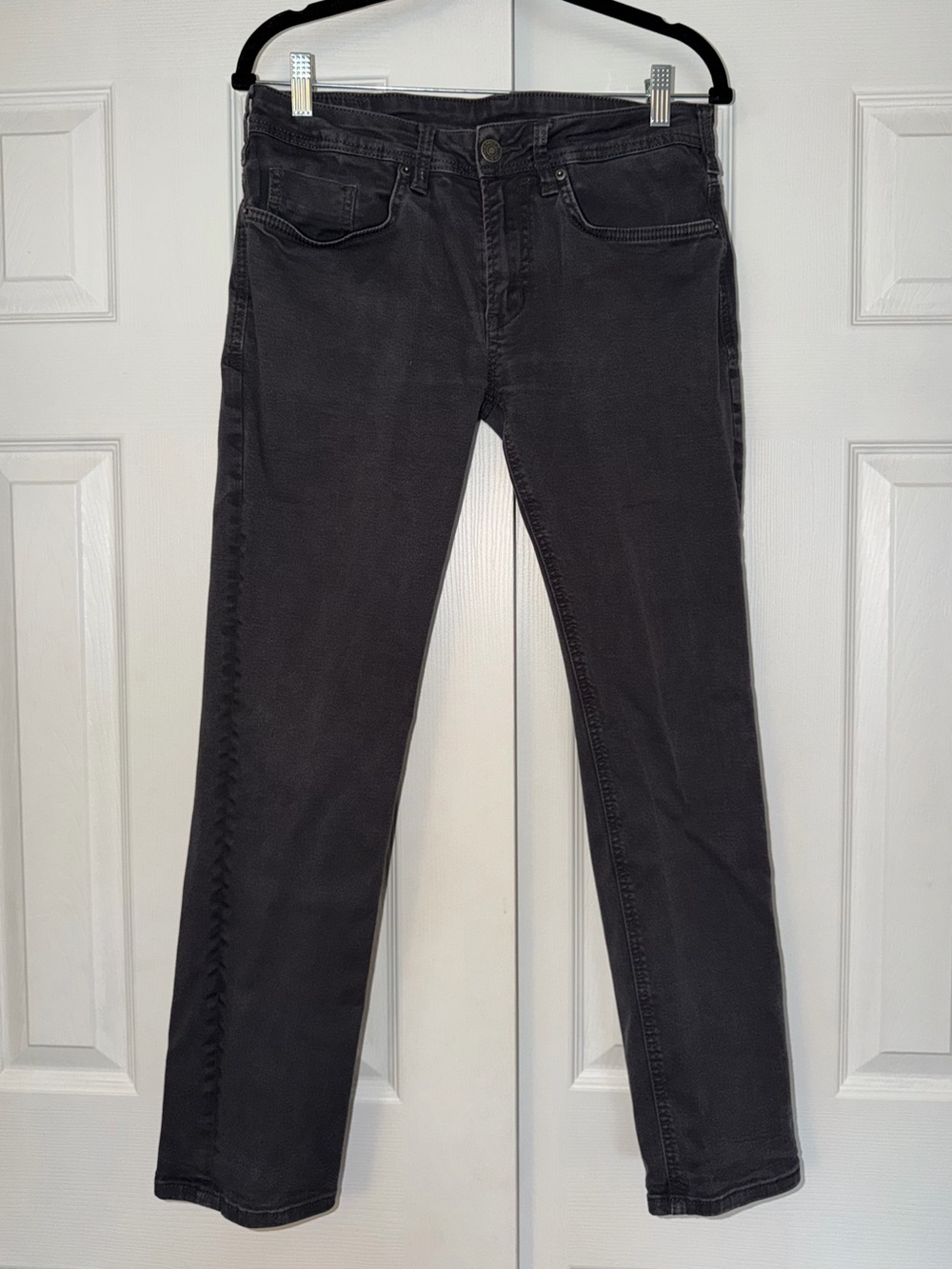 Buffalo David Bitton Men's Skinny Jeans in Charcoal